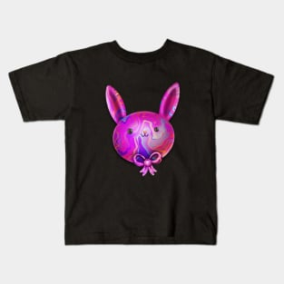 Elegant Trippy Bunny Kids T-Shirt